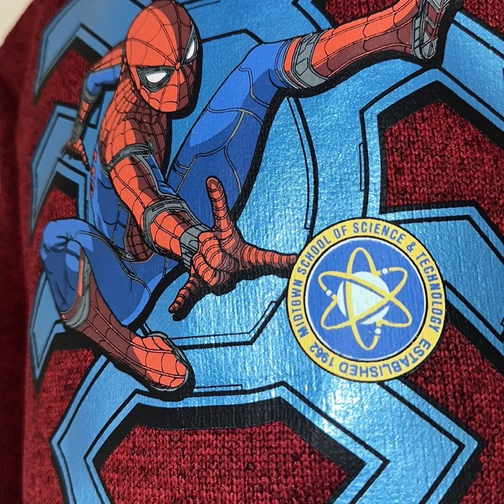 Marvel Spider-Man Lined Hoodie Sherpa hoodie quilted lining‎ size 3t